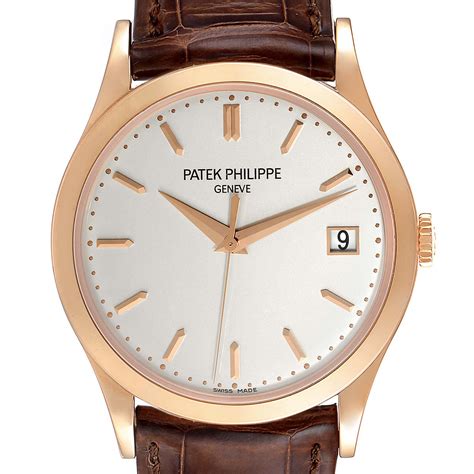 Patek Philippe Calatrava Mens Rose gol